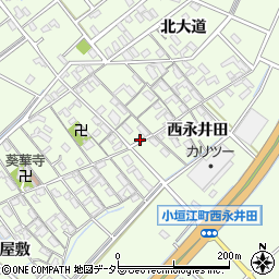 愛知県刈谷市小垣江町北大道16周辺の地図