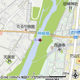 神崎橋周辺の地図