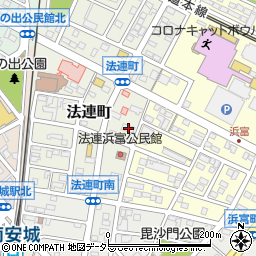 愛知県安城市法連町18-6周辺の地図