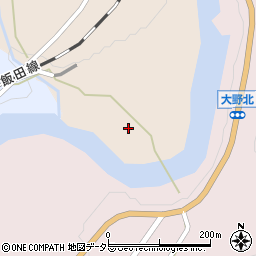 愛知県新城市豊岡桐谷周辺の地図