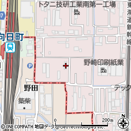 京都府京都市南区久世殿城町196周辺の地図