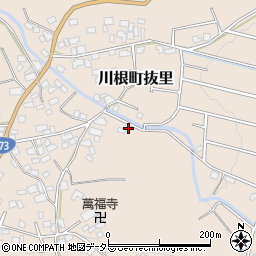 静岡県島田市川根町抜里824周辺の地図