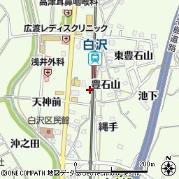 愛知県知多郡阿久比町白沢豊石山20周辺の地図