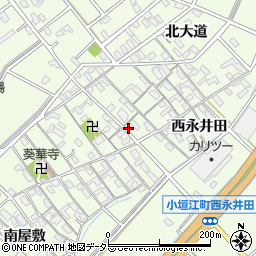 愛知県刈谷市小垣江町北大道17-1周辺の地図