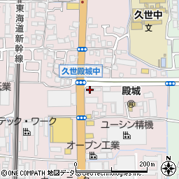 京都府京都市南区久世殿城町531周辺の地図