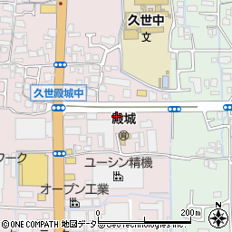 京都府京都市南区久世殿城町529周辺の地図