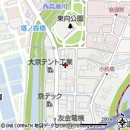 京都府京都市南区上鳥羽塔ノ森東向町572周辺の地図