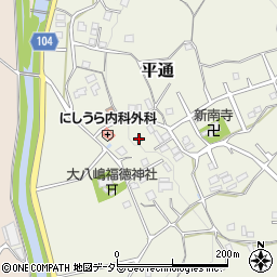 大阪府豊能郡能勢町平通127周辺の地図
