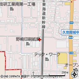 京都府京都市南区久世殿城町233周辺の地図