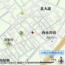 愛知県刈谷市小垣江町北大道18周辺の地図