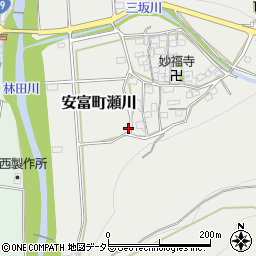 兵庫県姫路市安富町瀬川770周辺の地図
