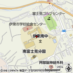 伊東市立　南幼稚園富士見分園周辺の地図