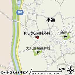 大阪府豊能郡能勢町平通131周辺の地図