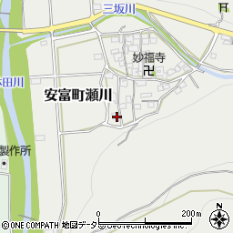 兵庫県姫路市安富町瀬川253周辺の地図