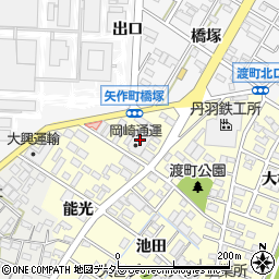 ネオス株式会社　岡崎営業所周辺の地図