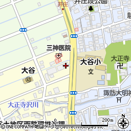 静岡市農協大谷支店周辺の地図