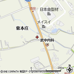 兵庫県三田市東本庄2059周辺の地図