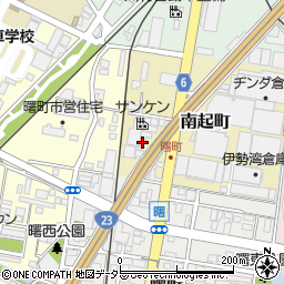 三重県四日市市南起町5-7周辺の地図