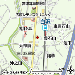 愛知県知多郡阿久比町白沢天神前16-5周辺の地図