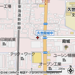 京都府京都市南区久世殿城町277周辺の地図