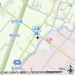 兵庫県加西市広原町217周辺の地図