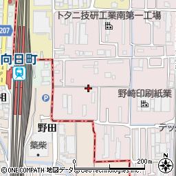 京都府京都市南区久世殿城町195周辺の地図