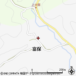 愛知県新城市富保（大貝津）周辺の地図