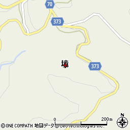 岡山県久米郡美咲町境周辺の地図