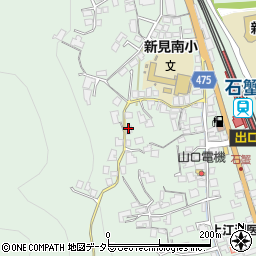 岡山県新見市石蟹595周辺の地図