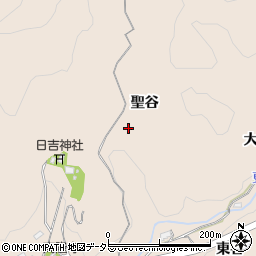 愛知県岡崎市高隆寺町聖谷周辺の地図