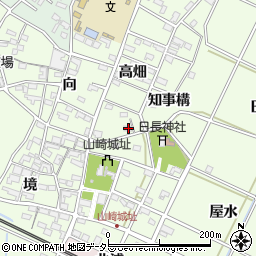 愛知県安城市高木町高畑4周辺の地図