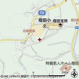 大阪府高槻市田能中条周辺の地図