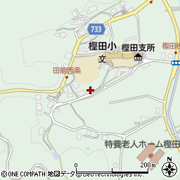 大阪府高槻市田能（中条）周辺の地図