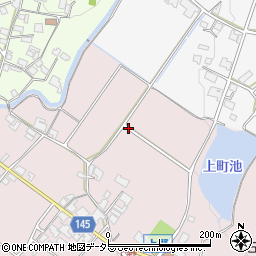兵庫県加西市上野町周辺の地図
