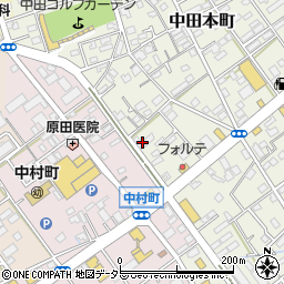 コーポ中田周辺の地図