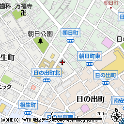 西尾信用金庫安城支店周辺の地図