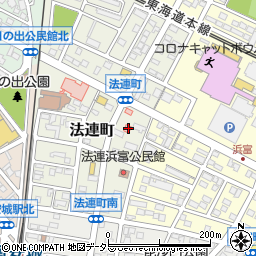 愛知県安城市法連町18-12周辺の地図