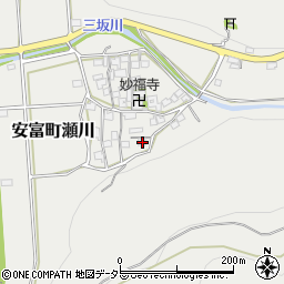 兵庫県姫路市安富町瀬川281周辺の地図