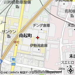 〒510-0056 三重県四日市市南起町の地図