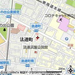 愛知県安城市法連町18-11周辺の地図