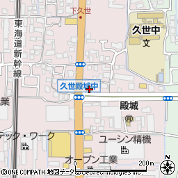 京都府京都市南区久世殿城町508周辺の地図
