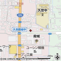 京都府京都市南区久世殿城町524周辺の地図