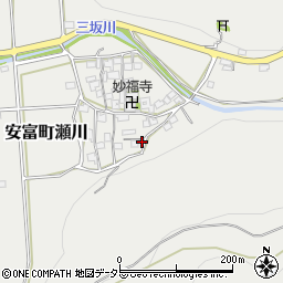 兵庫県姫路市安富町瀬川283周辺の地図