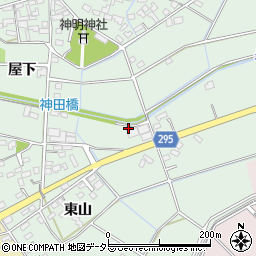 愛知県安城市箕輪町半夏1-3周辺の地図