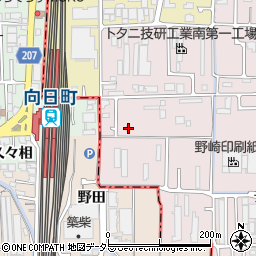 京都府京都市南区久世殿城町181周辺の地図