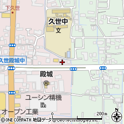 京都府京都市南区久世殿城町527周辺の地図