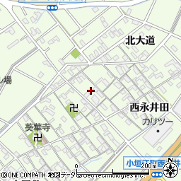 愛知県刈谷市小垣江町北大道12周辺の地図