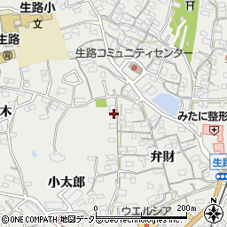 愛知県知多郡東浦町生路小太郎3周辺の地図