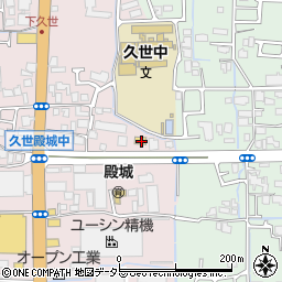 京都府京都市南区久世殿城町525周辺の地図