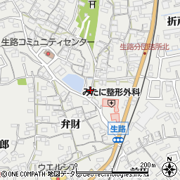 愛知県知多郡東浦町生路門田89周辺の地図